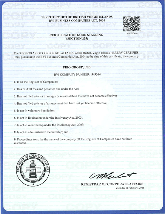 Forex certified/licensed trader